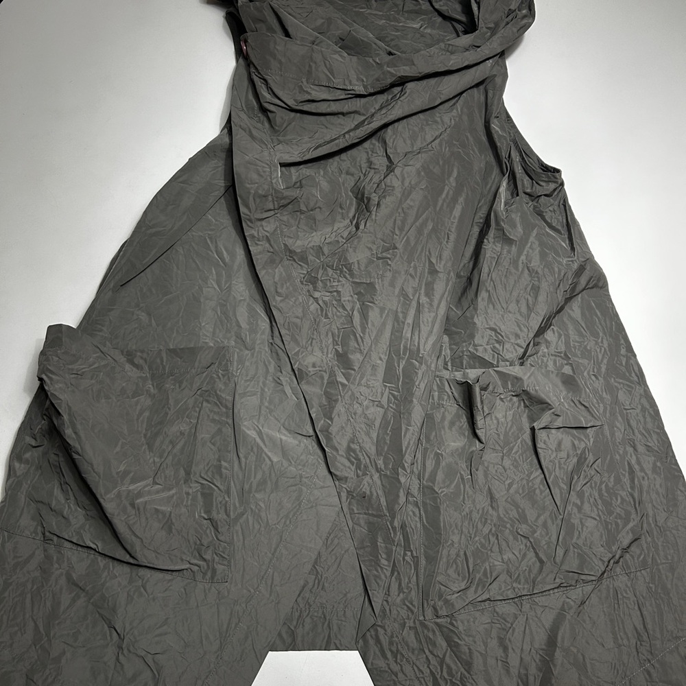 Gray Draped Tunic with Lightweight Fabric and Loose Fit